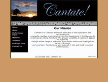 Tablet Screenshot of cantate-detroit.org